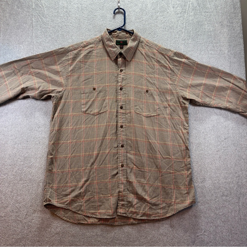 Vintage Abercrombie & Fitch Mens XL Plaid Button Down Long Sleeve Shirt